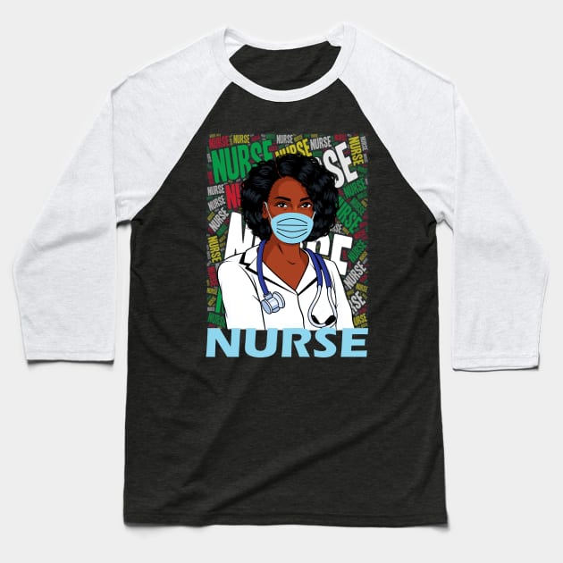 black nurses black history month gifts Baseball T-Shirt by DODG99